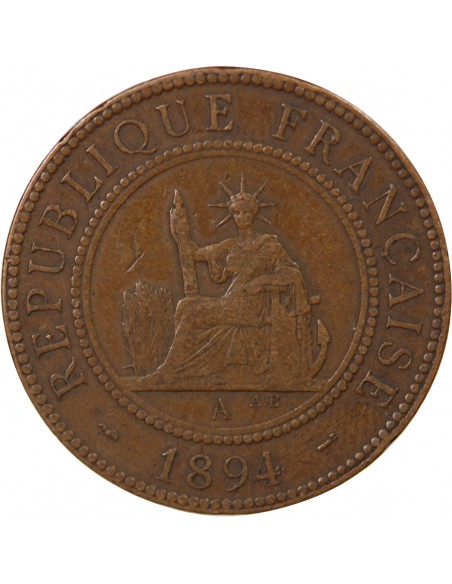 INDOCHINE FRANCAISE - 1 CENTIME 1894 A PARIS