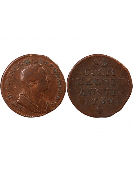 PAYS-BAS AUTRICHIENS, MARIE THERESE - LIARD 1780 BRUXELLES