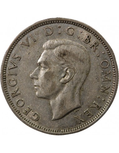 GRANDE-BRETAGNE, GEORGES VI - 1/2 COURONNE 1939