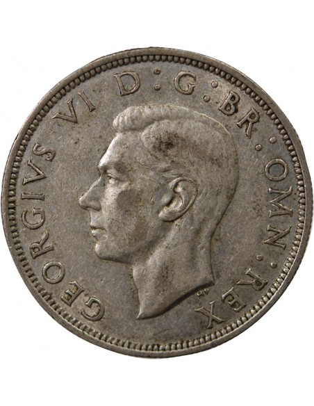 GRANDE-BRETAGNE, GEORGES VI - 1/2 COURONNE 1939