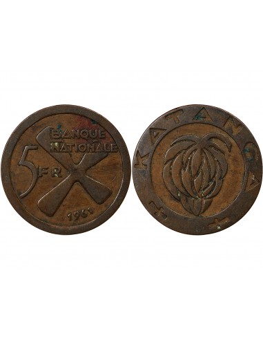 KATANGA - 5 FRANCS 1961