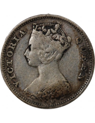 HONG KONG, VICTORIA - 10 CENTS ARGENT 1900