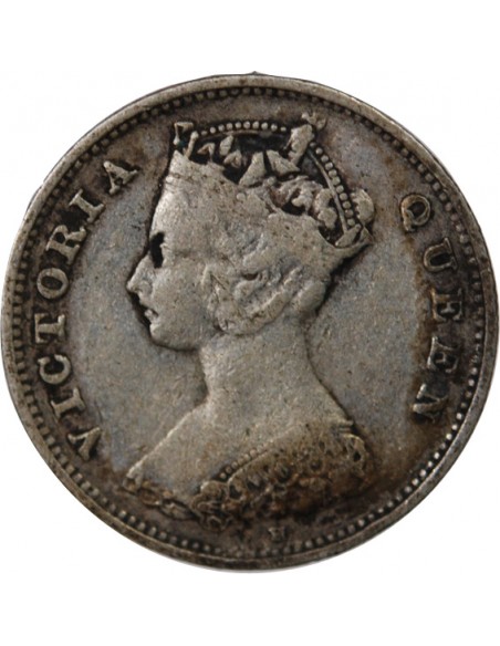 HONG KONG, VICTORIA - 10 CENTS ARGENT 1900
