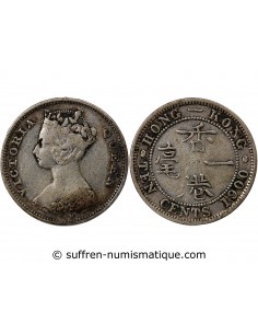HONG KONG, VICTORIA - 10 CENTS ARGENT 1900