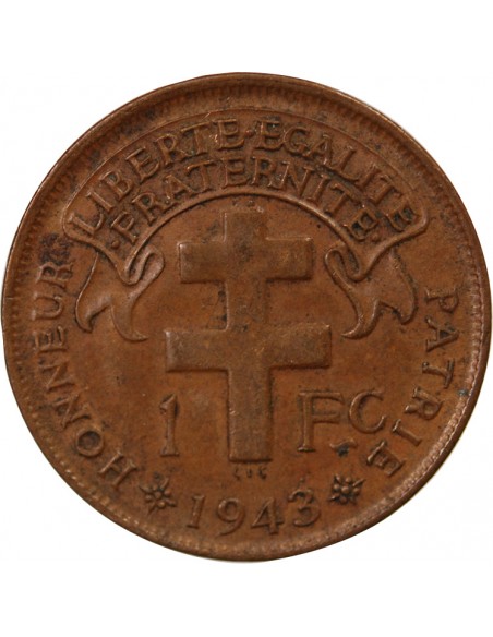 CAMEROUN - 1 FRANC 1943