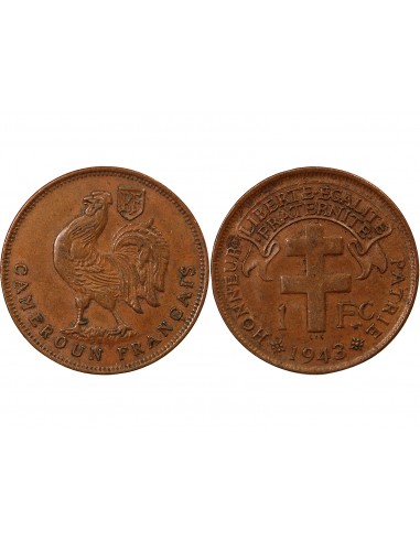CAMEROUN - 1 FRANC 1943