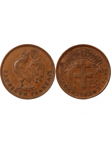 CAMEROUN - 1 FRANC 1943