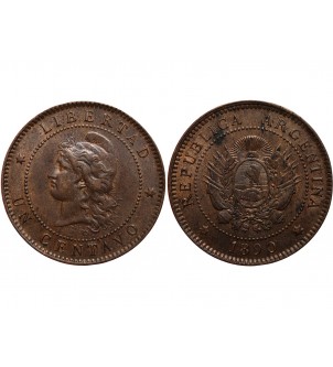 ARGENTINE - 1 CENTAVO 1890 2