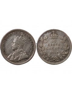 CANADA, GEORGE V - 10 CENTS ARGENT 1935 2