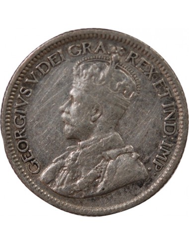 CANADA, GEORGE V - 10 CENTS ARGENT 1935