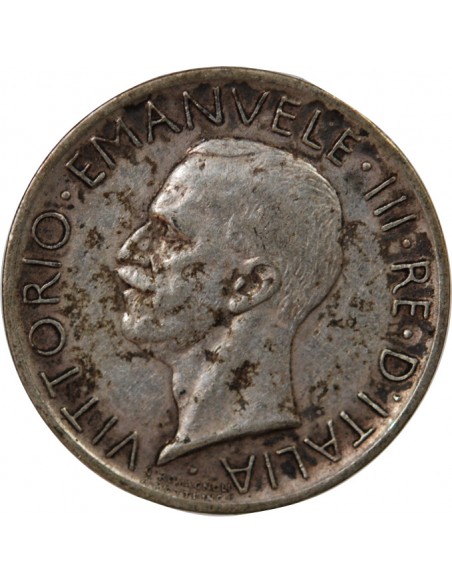 ITALIE, VICTOR-EMMANUEL III - 5 LIRE ARGENT 1929 R ROME