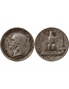 ITALIE, VICTOR-EMMANUEL III - 5 LIRE ARGENT 1929 R ROME 2