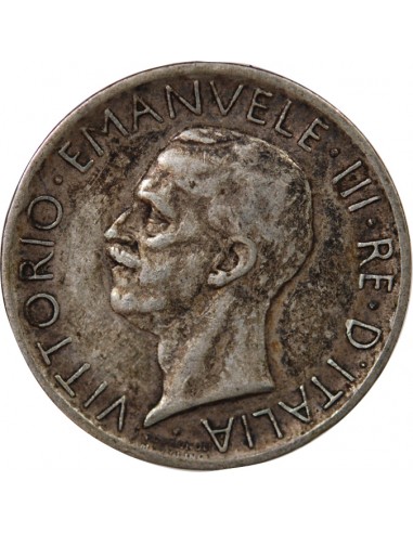 ITALIE, VICTOR-EMMANUEL III - 5 LIRE ARGENT 1929 R ROME