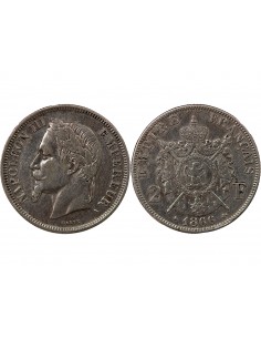NAPOLEON III - 2 FRANCS ARGENT 1866 A PARIS 2