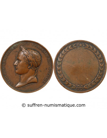 NAPOLEON I - MEDAILLE BRONZE - DUMAREST 1805