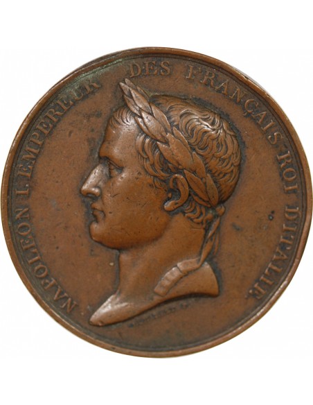 NAPOLEON I - MEDAILLE BRONZE - DUMAREST 1805