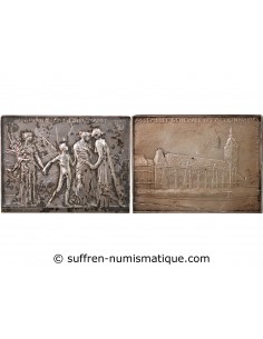 ASSEMBLEE GENERALE DES ACTIONNAIRES - COMPAGNIE DES CHEMINS DE FER PARIS LYON MEDITERRANEE  - PLAQUE ARGENT