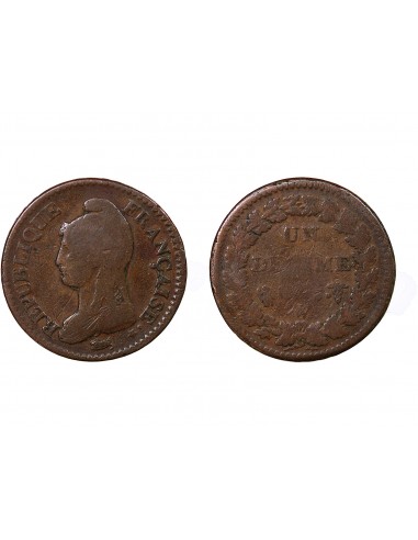 1 décime Cuivre AN 5 Lile