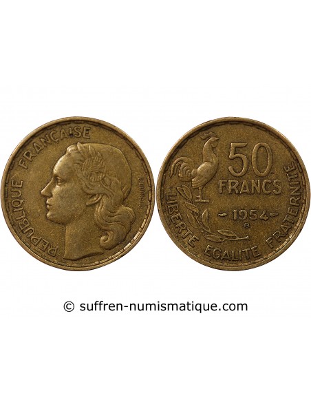 GUIRAUD - 50 FRANCS 1954 B BEAUMONT LE ROGER