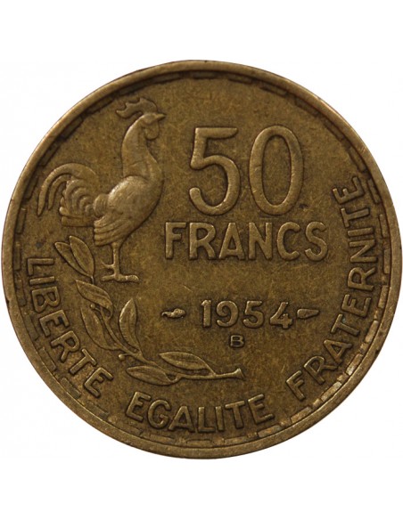 GUIRAUD - 50 FRANCS 1954 B BEAUMONT LE ROGER
