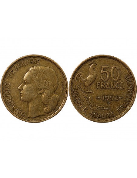 GUIRAUD - 50 FRANCS 1954 B BEAUMONT LE ROGER