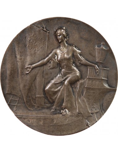 CONSEIL MUNICIPAL DE NANTES - MEDAILLE ARGENT - AUGUSTE PAGEOT 1929-1935