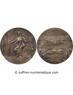 CONSEIL MUNICIPAL DE NANTES - MEDAILLE ARGENT - AUGUSTE PAGEOT 1929-1935