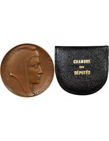 DEPUTE JULIEN LAINE, 1924-1928 - MEDAILLE BRONZE - H. DUBOIS