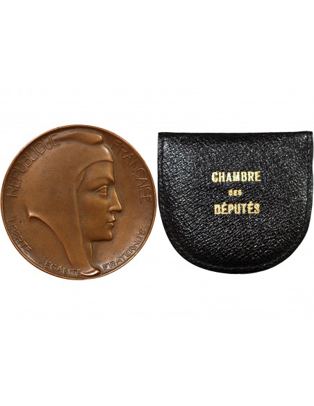 DEPUTE JULIEN LAINE, 1924-1928 - MEDAILLE BRONZE - H. DUBOIS