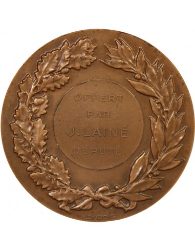 DEPUTE JULIEN LAINE, 1924-1928 - MEDAILLE BRONZE - H. DUBOIS