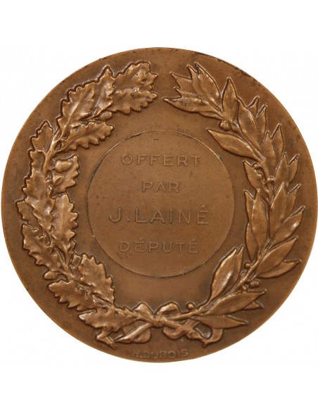 DEPUTE JULIEN LAINE, 1924-1928 - MEDAILLE BRONZE - H. DUBOIS