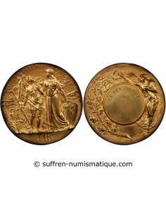 SOCIÉTÉ DE TIR, LA BERUGEOISE - MEDAILLE ARGENT DORE L. O. MATTEI - 1911