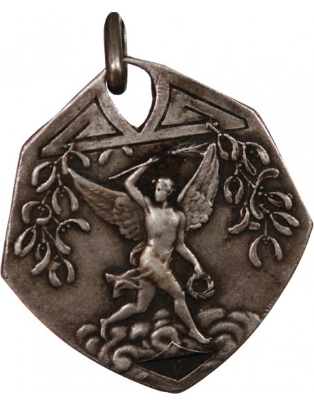 UNION VELOCIPEDE DE FRANCE - MEDAILLE ARGENT - 1914