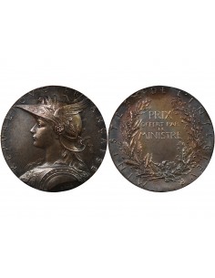 MINISTERE DE L'INTERIEUR, PRIX DU MINISTERE - MÉDAILLE ARGENT O. ROTY 2