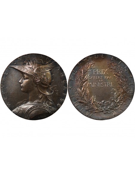 MINISTERE DE L'INTERIEUR, PRIX DU MINISTERE - MÉDAILLE ARGENT O. ROTY