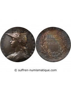 MINISTERE DE L'INTERIEUR, PRIX DU MINISTERE - MÉDAILLE ARGENT O. ROTY