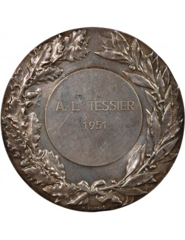 QUAI CONTI, MONNAIE DE PARIS - MEDAILLE ARGENT - 1951, DISTRIBUE A TESSIER