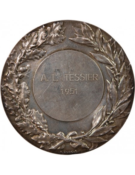 QUAI CONTI, MONNAIE DE PARIS - MEDAILLE ARGENT - 1951, DISTRIBUE A TESSIER