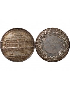 QUAI CONTI, MONNAIE DE PARIS - MEDAILLE ARGENT - 1951, DISTRIBUE A TESSIER 2