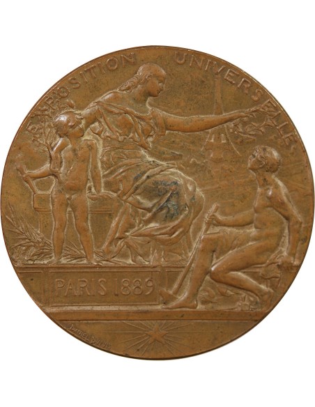 EXPOSITION UNIVERSELLE PARIS 1889 - MEDAILLE BRONZE