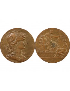 EXPOSITION UNIVERSELLE PARIS 1889 - MEDAILLE BRONZE 2