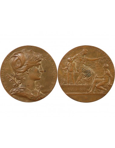 EXPOSITION UNIVERSELLE PARIS 1889 - MEDAILLE BRONZE