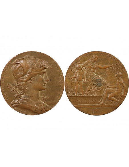 EXPOSITION UNIVERSELLE PARIS 1889 - MEDAILLE BRONZE