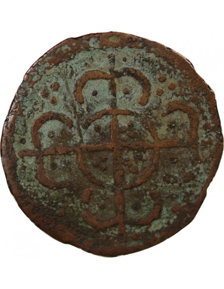 JETON DE COMPTE A L'ECU DE FRANCE CUIVRE, XIII/XVe SIECLE
