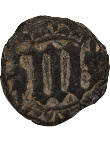 MÉREAU MEDIEVAL PLOMB - 3 DENIERS