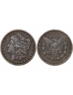 ETATS UNIS - MORGAN DOLLAR ARGENT - 1903 PHILADELPHIE 2