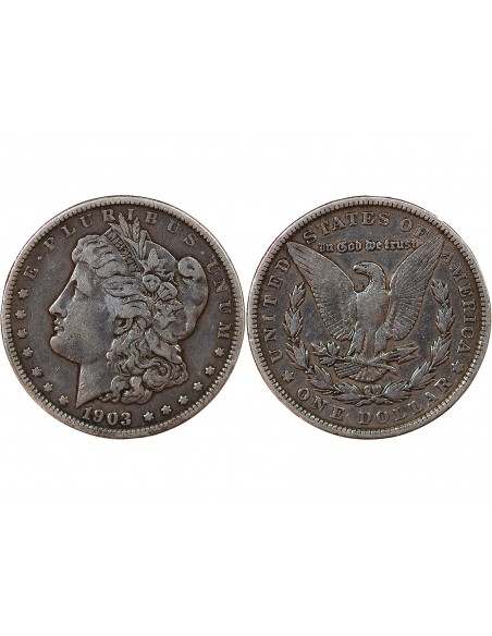 ETATS UNIS - MORGAN DOLLAR ARGENT - 1903 PHILADELPHIE