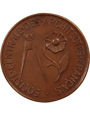 1 médaille Cuivre Poinçon Corne (après 1879)