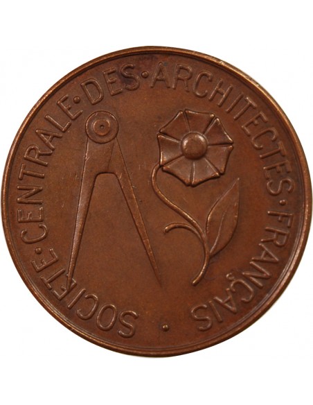 1 médaille Cuivre Poinçon Corne (après 1879)