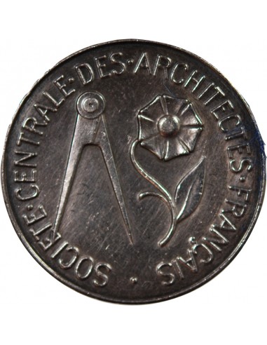SOCIETE CENTRALE DES ARCHITECTES - MEDAILLE ARGENT - E. A. OUDINE